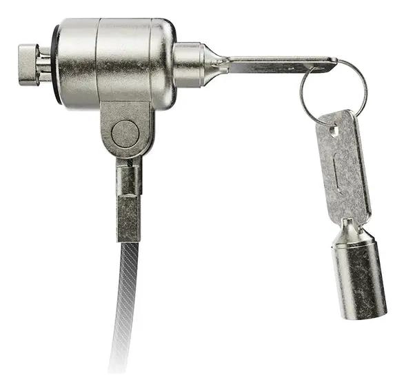 CANDADO DE SEGURIDAD PARA LAPTOP CON LLAVE Y CABLE DE ACERO - 6