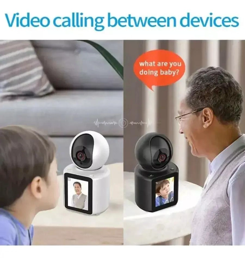 CAMARA DE SEGURIDAD IP WIFI 360° CON AUDIO Y VIDEO - 5