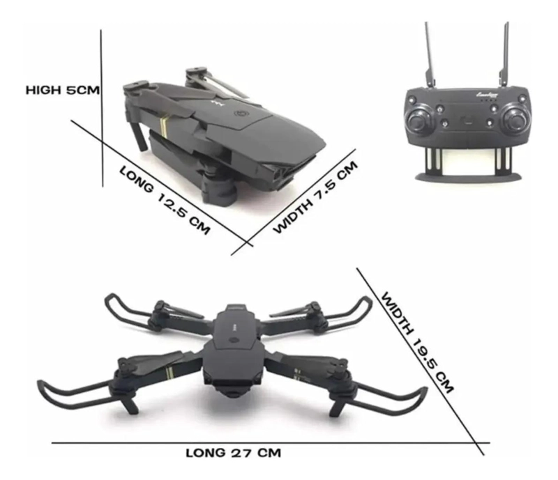 DRON SEMIPROFESIONAL CON CAMARA HD Y CONTROL REMOTO - 3