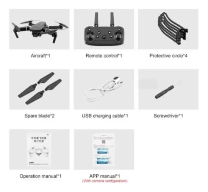 DRON CON CAMARA DUAL 4K Y GPS PARA CAPTURA AE REA - 4