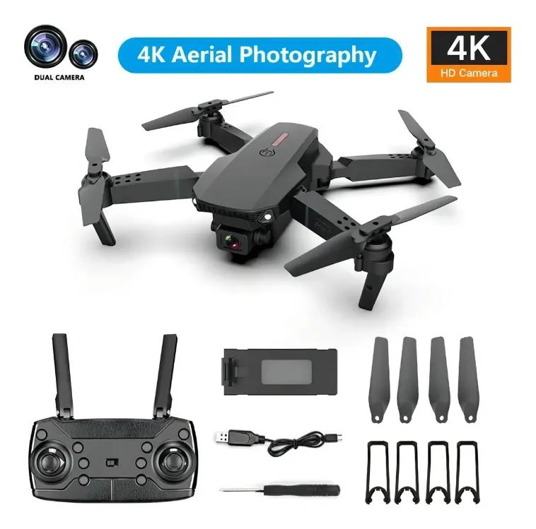 DRON CON CAMARA DUAL 4K Y GPS PARA CAPTURA AE REA - 9