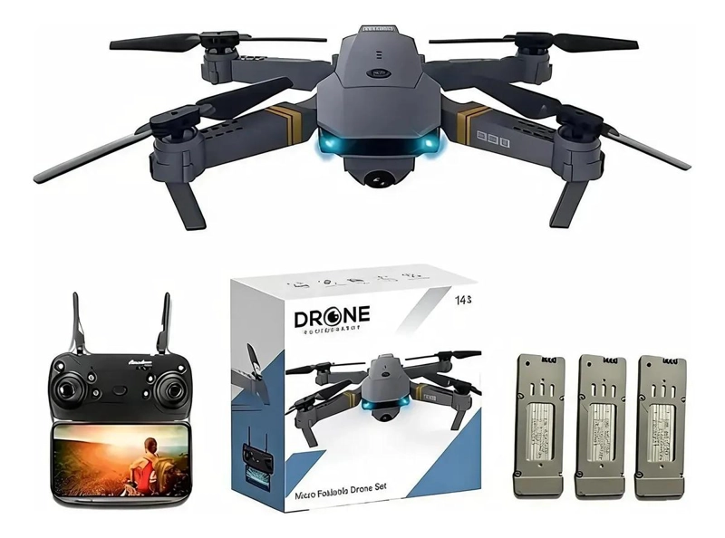 DRONE PLEGABLE CON CAMARA HD Y WI-FI PARA VUELOS RECREATIVOS - 1