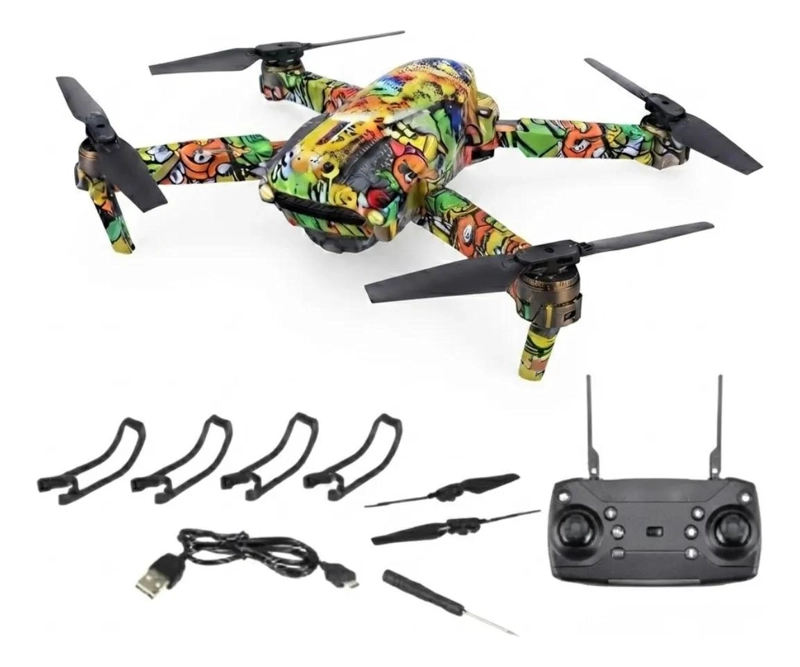 DRON CON CAMARA DUAL 4K Y CONTROL REMOTO PARA NIÑOS - 1