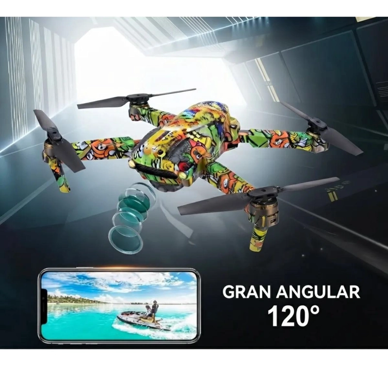 DRON CON CAMARA DUAL 4K Y CONTROL REMOTO PARA NIÑOS - 7