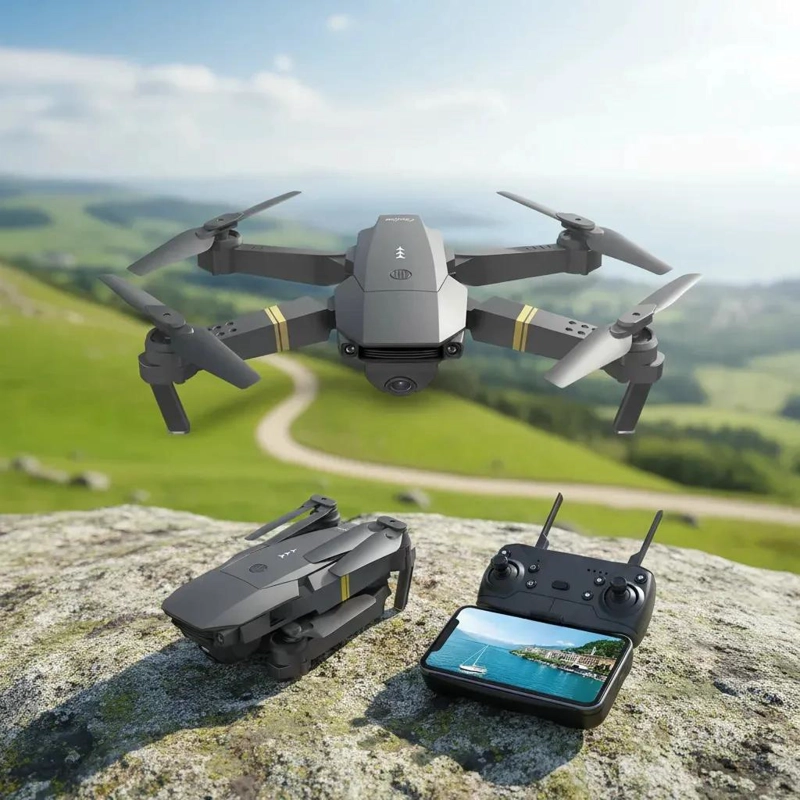 DRON MINI PLEGABLE 4K CON CAMARA DUAL Y WIFI - 10