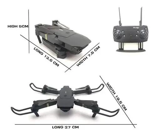 DRON PLEGABLE CON CAMARA ANGULAR HD 720P Y CONTROL REMOTO - 3