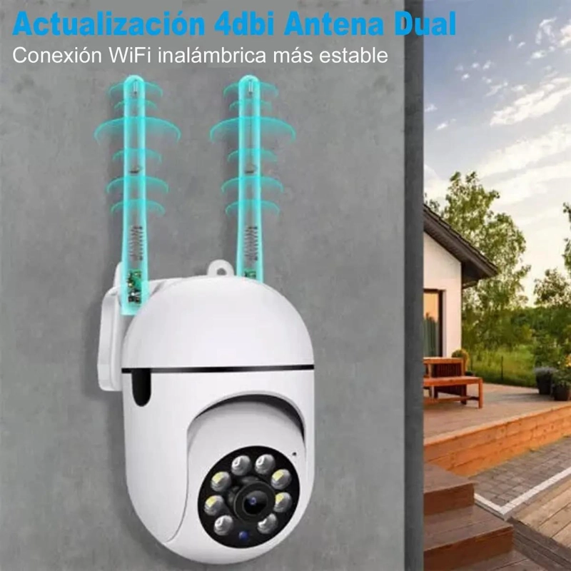 CAMARA DE SEGURIDAD WIFI CON AUDIO BIDIRECCIONAL Y ALARMA - 2