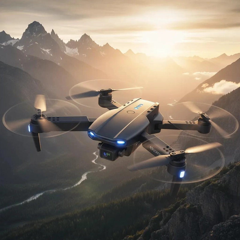 DRONE CON CAMARA 4K Y ESTUCHE PORTATIL PARA FOTOS AE REAS - 2