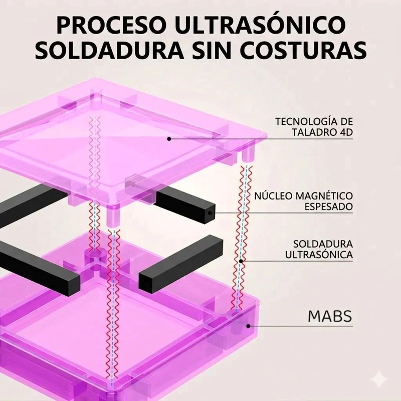 SET DE BLOQUES MAGNE TICOS MINI 36 PIEZAS PARA VIAJES - 5
