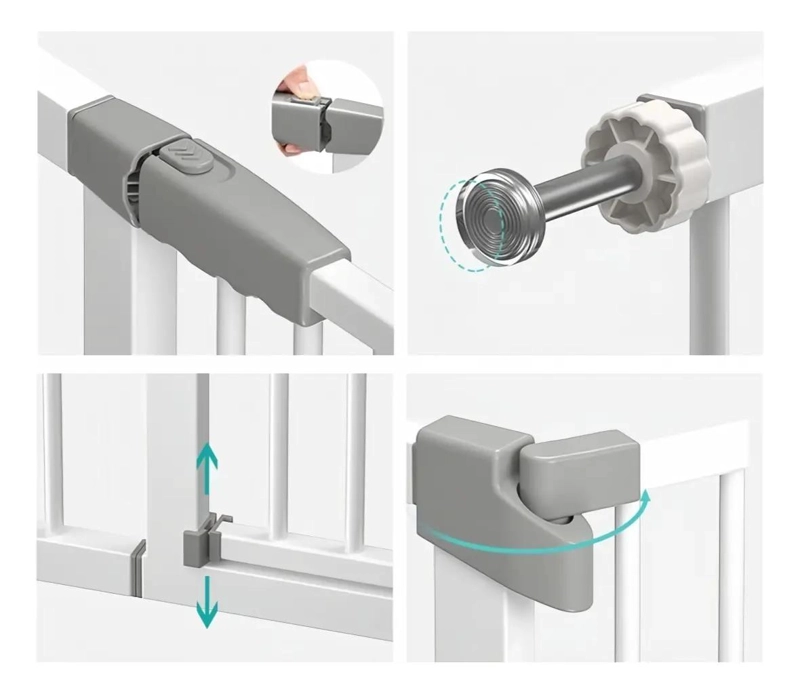 REJA DE SEGURIDAD AJUSTABLE PARA ESCALERA Y PUERTA - 5