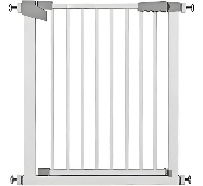 PUERTA DE SEGURIDAD AJUSTABLE PARA BEBE S Y MASCOTAS - 1