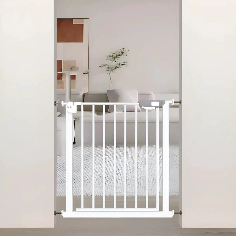 REJA DE SEGURIDAD AJUSTABLE PARA ESCALERA Y MASCOTAS - 1