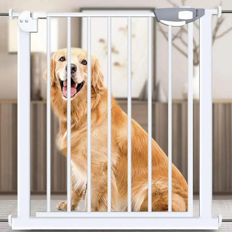 REJA DE SEGURIDAD AJUSTABLE PARA ESCALERA Y MASCOTAS - 3