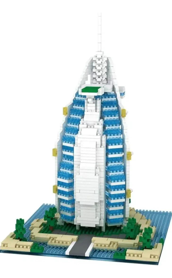 SET DE CONSTRUCCION 3D DEL HOTEL BURJ AL ARAB CON 1095 PIEZAS - 3