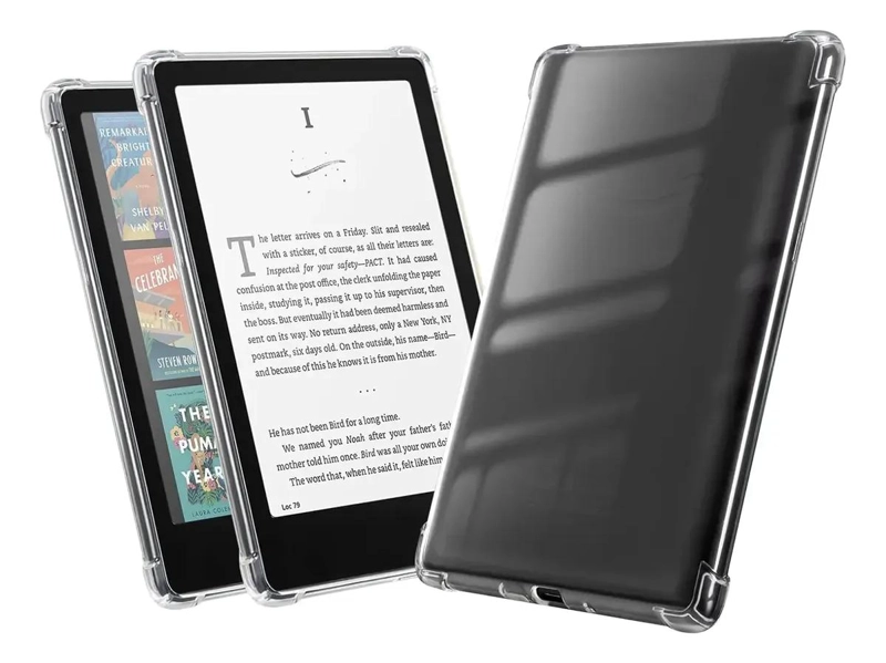 FUNDA TRANSPARENTE LIVIANA PARA KINDLE PAPERWHITE 12VA GENERACION - 1
