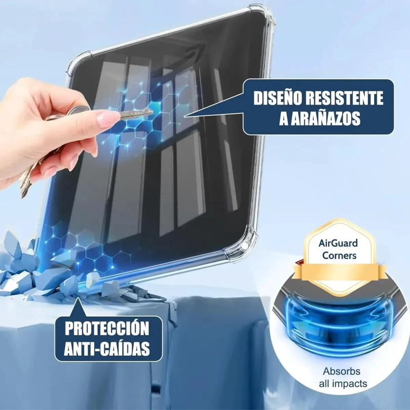 FUNDA TRANSPARENTE LIVIANA PARA KINDLE PAPERWHITE 12VA GENERACION - 2