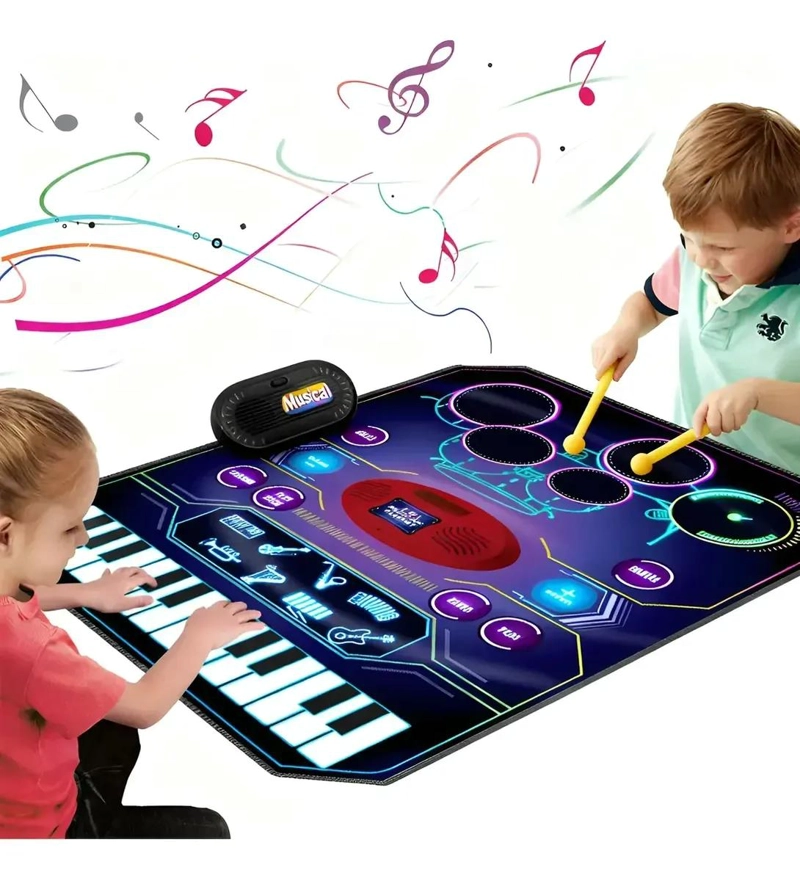 ALFOMBRA MUSICAL PLEGABLE PARA NIÑOS CON SONIDOS DIVERSOS - 1