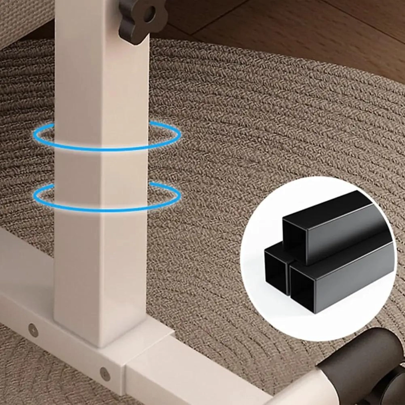 ESCRITORIO AJUSTABLE PLEGABLE CON RUEDAS PARA LAPTOP - 8