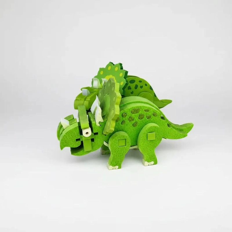 BLOQUES DE CONSTRUCCION 3D TRICERATOPS PARA NIÑOS DE 3 A 8 AÑOS - 2