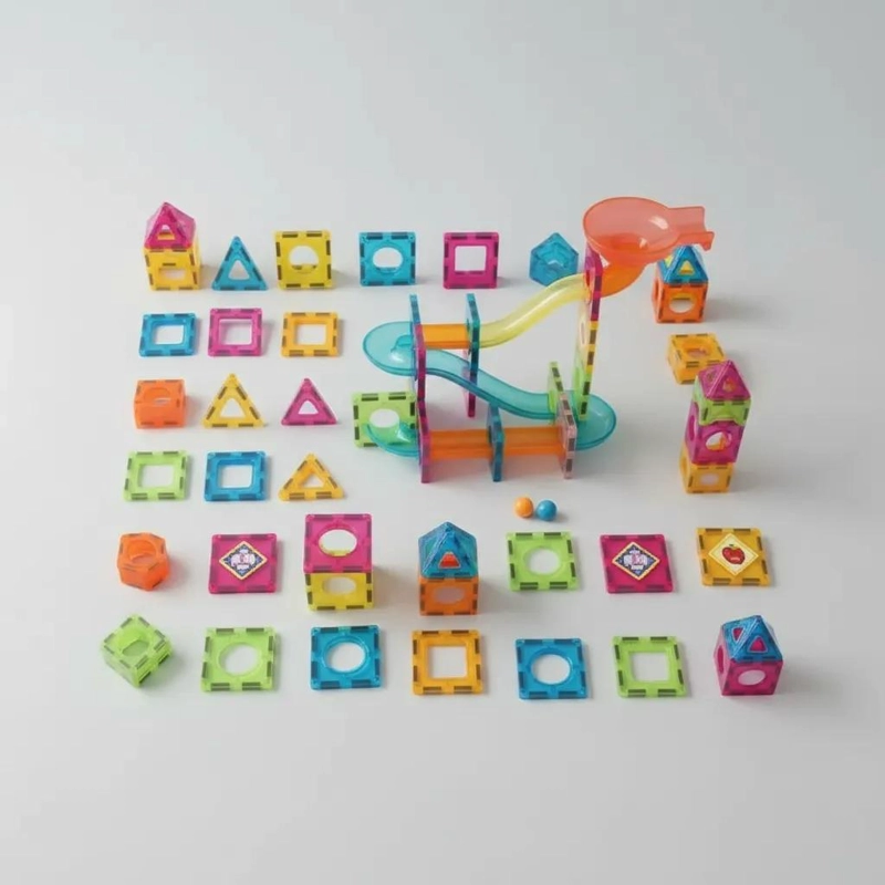 SET DE BLOQUES MAGNE TICOS MULTICOLOR DE 47 PIEZAS - 8