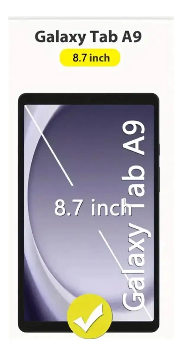 PROTECTOR DE PANTALLA DE VIDRIO TEMPLADO PARA TABLET SAMSUNG GALAXY A9 - 3