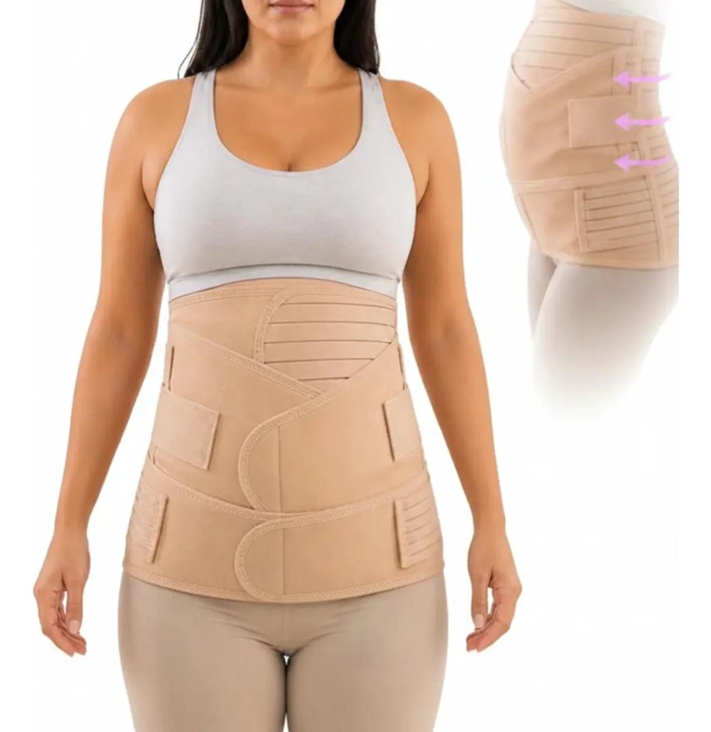 FAJA POSTPARTO AJUSTABLE 3 EN 1 PARA RECUPERACION ABDOMINAL - 2
