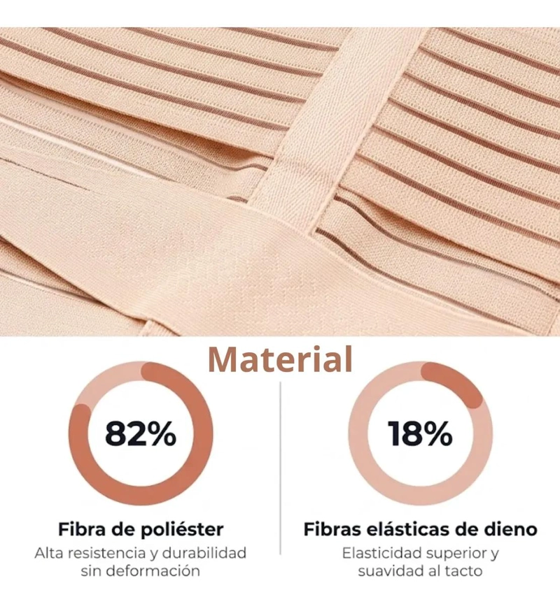 FAJA POSTPARTO AJUSTABLE 3 EN 1 PARA RECUPERACION ABDOMINAL - 5