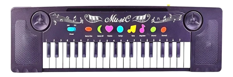 TECLADO ELECTRONICO INFANTIL CON MICROFONO Y 37 TECLAS - 1