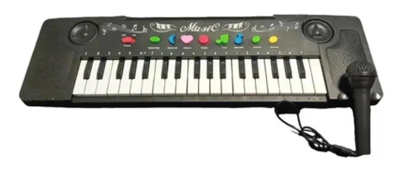 TECLADO ELECTRONICO INFANTIL CON MICROFONO Y 37 TECLAS - 6