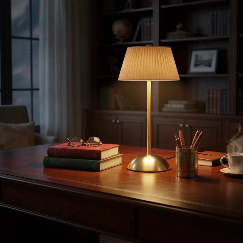 LAMPARA DE MESA PORTATIL INALAMBRICA CON ILUMINACION LED - 6