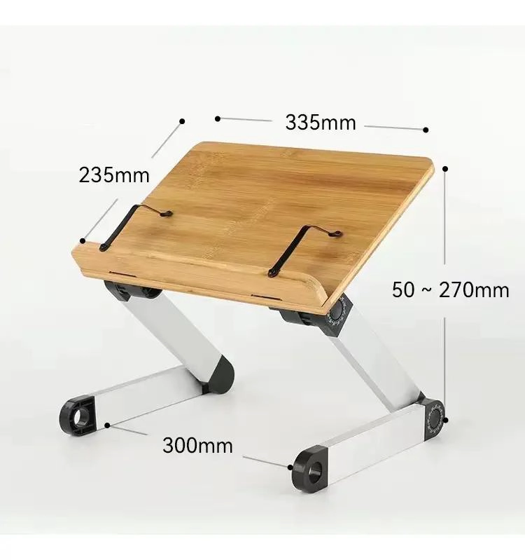 MESA SOPORTE PLEGABLE PARA LIBROS Y NOTEBOOK AJUSTABLE - 9
