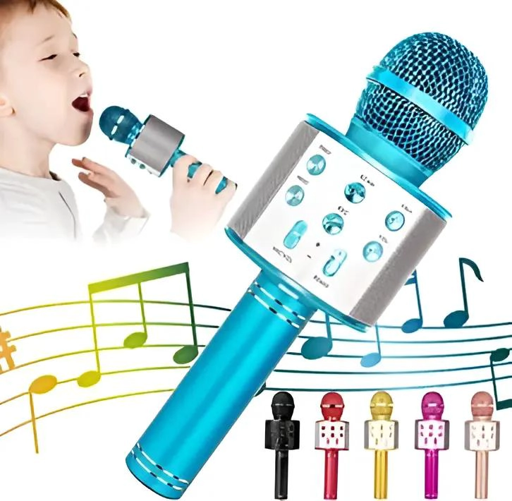 MICROFONO KARAOKE INFANTIL CON SONIDO DIVERTIDO PARA NIÑOS - 1