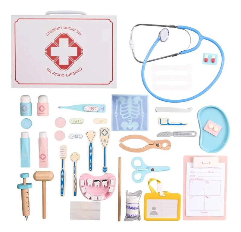 SET ME DICO INFANTIL DE MADERA CON MALETIN EDUCATIVO - 1