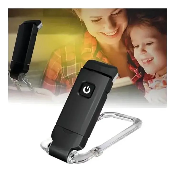 LUZ DE LECTURA RECARGABLE USB CON CLIP PORTATIL - 3