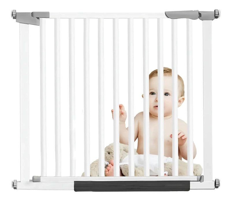 REJA DE SEGURIDAD AJUSTABLE PARA BEBE S Y MASCOTAS EN COLOR BLANCO - 1