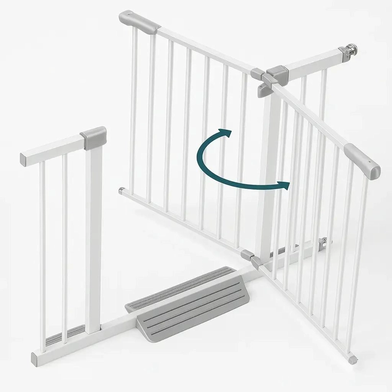 PUERTA AJUSTABLE DE SEGURIDAD PARA BEBE S Y MASCOTAS - 7