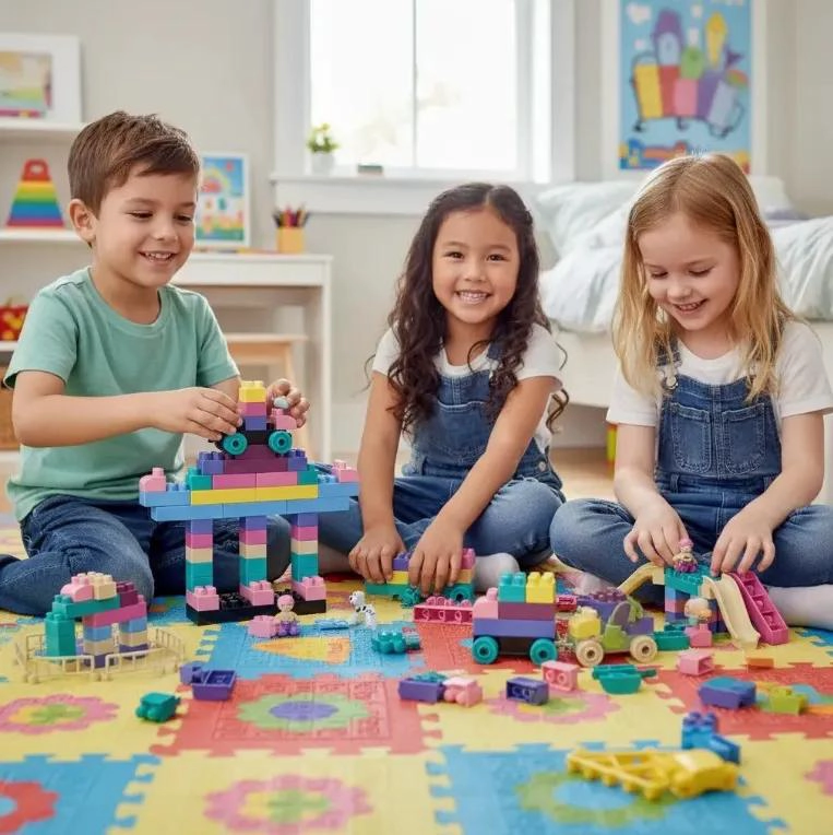 SET DE BLOQUES DE CONSTRUCCION 95 PIEZAS PARA NIÑOS - 1