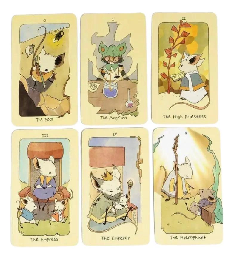 TAROT MINI MICE CON 78 CARTAS DE SIMBOLISMO - 3