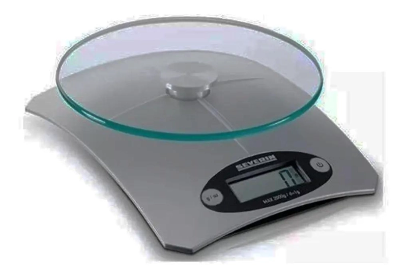 BALANZA DIGITAL DE COCINA CON CAPACIDAD HASTA 5 KILOGRAMOS Y PLATO DE VIDRIO - 3