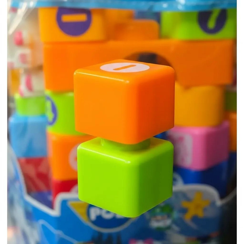 BLOQUES DE CONSTRUCCION PARA NIÑOS 53 PIEZAS DIVERSION CREATIVA - 2