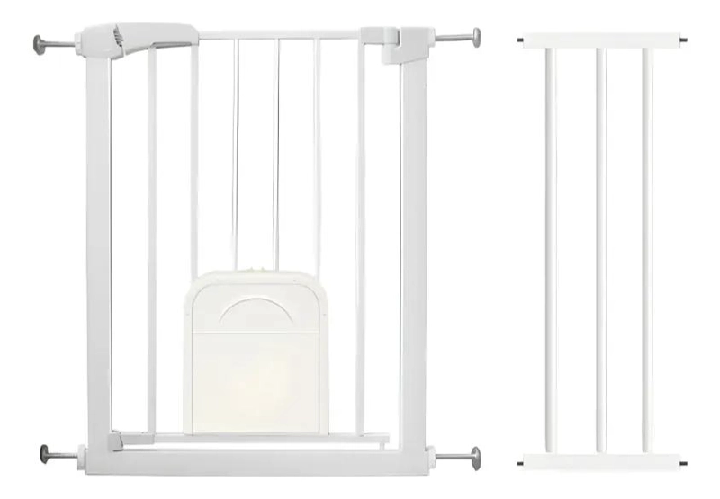 PUERTA DE SEGURIDAD PARA BEBE S Y MASCOTAS 77-102 CM - 1