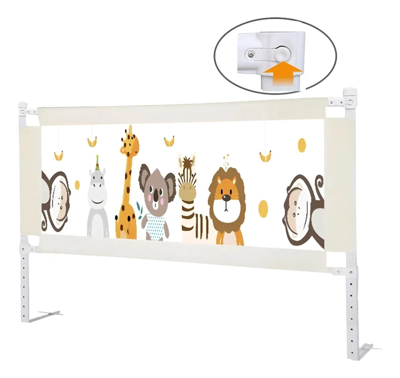 BARANDA DE CAMA PLEGABLE AJUSTABLE PARA BEBE S 2M - 1