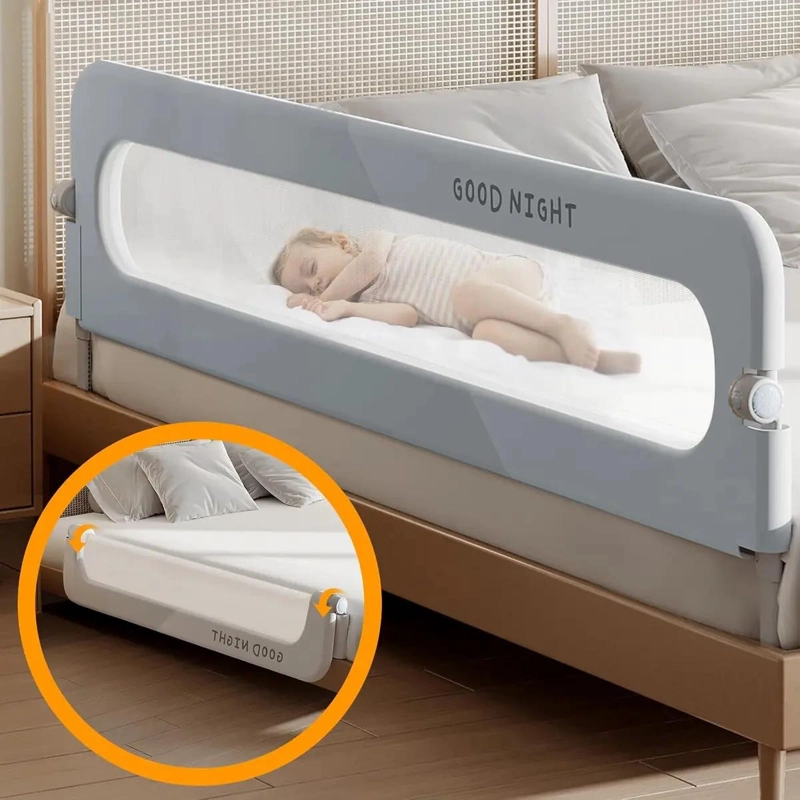 BARANDA DE CAMA AJUSTABLE Y ABATIBLE PARA BEBE S - 2