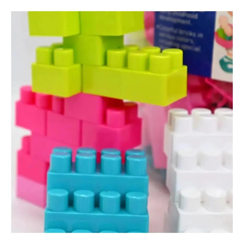 BALDE DE BLOQUES DE CONSTRUCCION DIDACTICOS PARA NIÑOS - 2