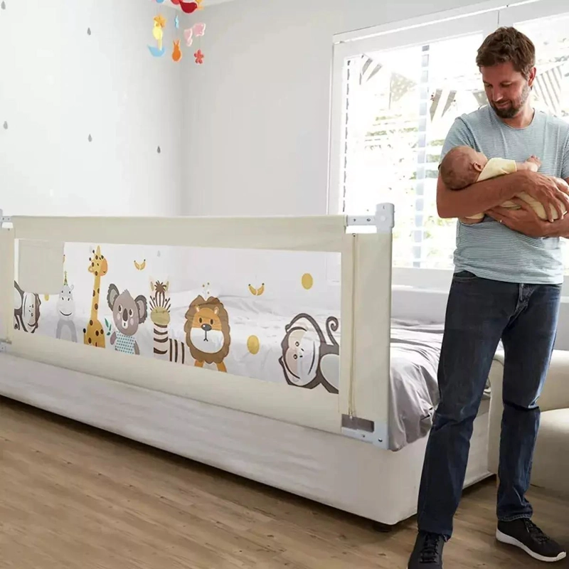BARANDA DE CAMA PLEGABLE AJUSTABLE PARA BEBE S DE 200 CM - 6