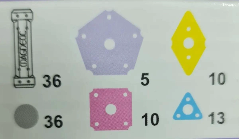 JUGUETE DIDACTICO DE IMANES 110 PIEZAS PARA APRENDER - 1