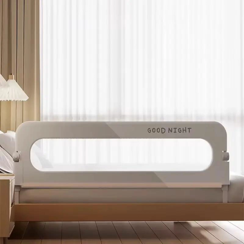 BARANDA DE SEGURIDAD PLEGABLE PARA CAMA DE NIÑOS 150 CM - 2