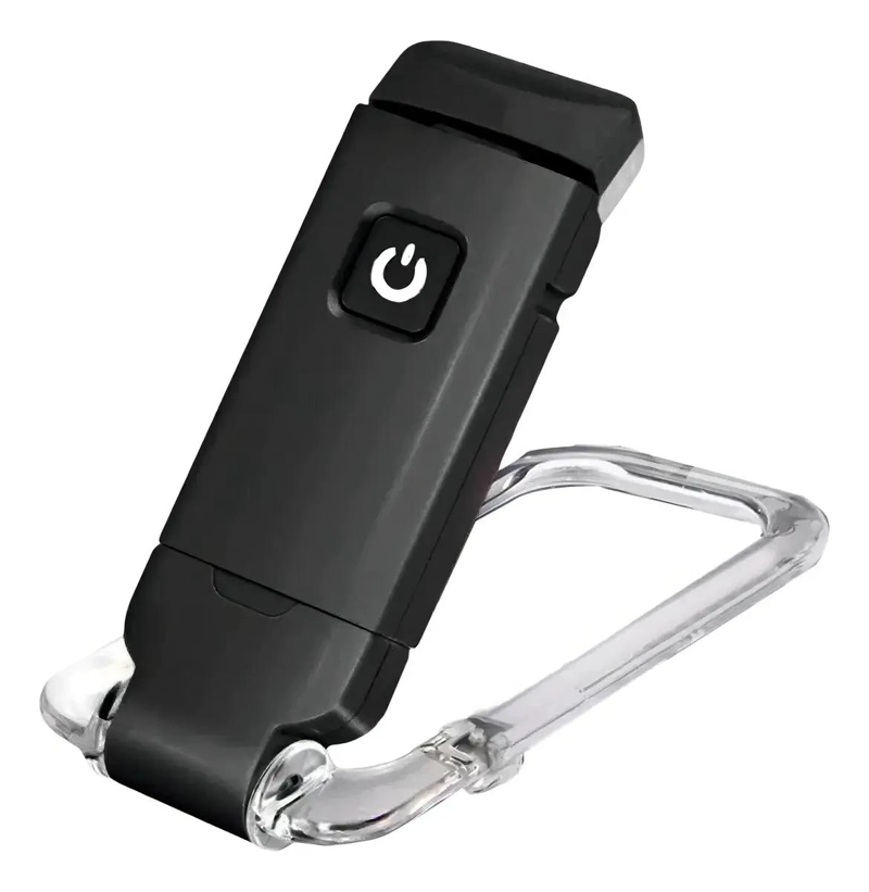 LUZ DE LECTURA RECARGABLE USB CON CLIP PRACTICO - 1
