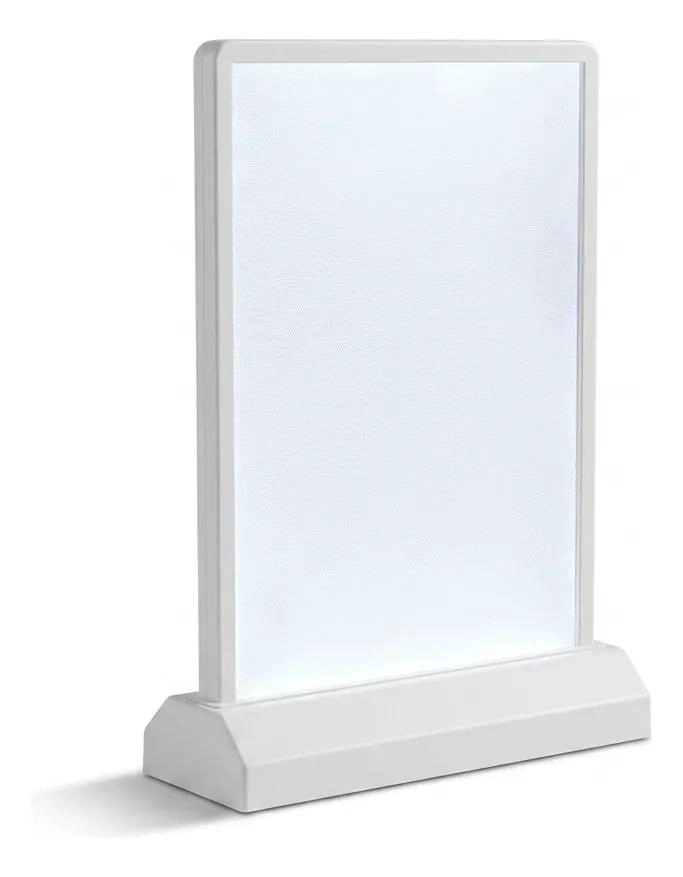 MOSTRADOR LED INALAMBRICO MINIMALISTA DE 33 CM PARA PUBLICIDAD - 1