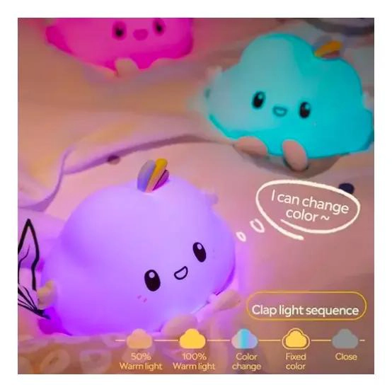 LAMPARA NUBE KAWAII LED USB PARA DECORACION INFANTIL - 4